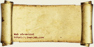 Andjelina Tulkić vizit kartica